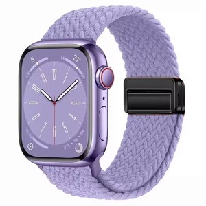 Текстилна каишка Apple Watch 38/40/41mm / лилава /